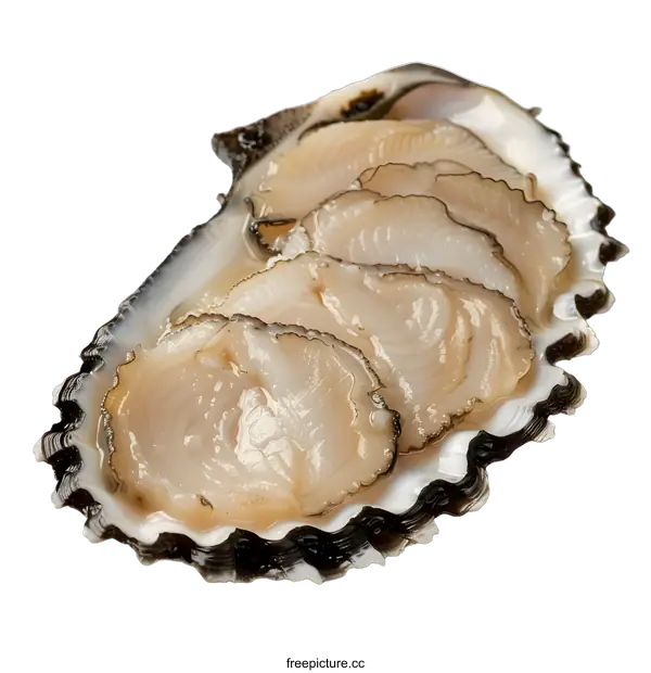 [Transparent Background PNG]Abalone sashimi