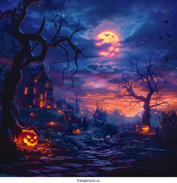 Halloween Pumpkin Town