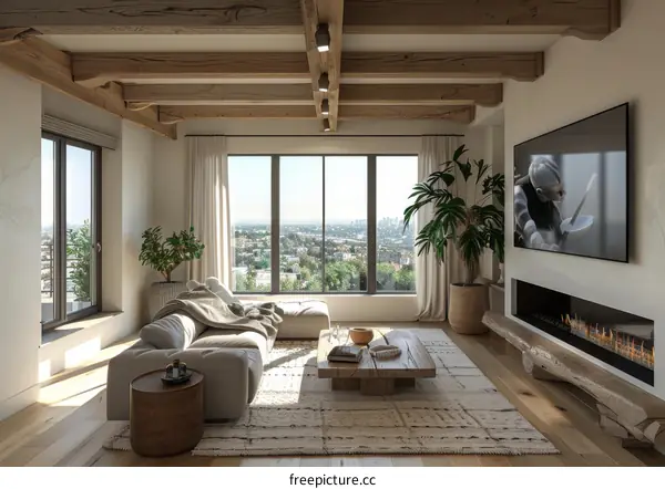 Modern Minimalist Living Room Interior Design 