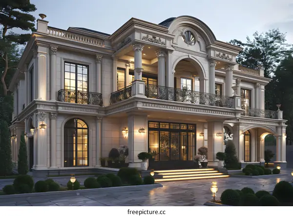 European style villa