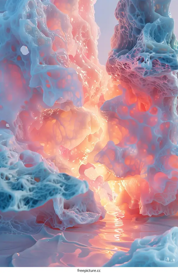 Abstract Colorful  Fluid Forms