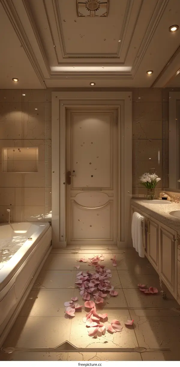 Elegant Luxury Bathroom Interior Design