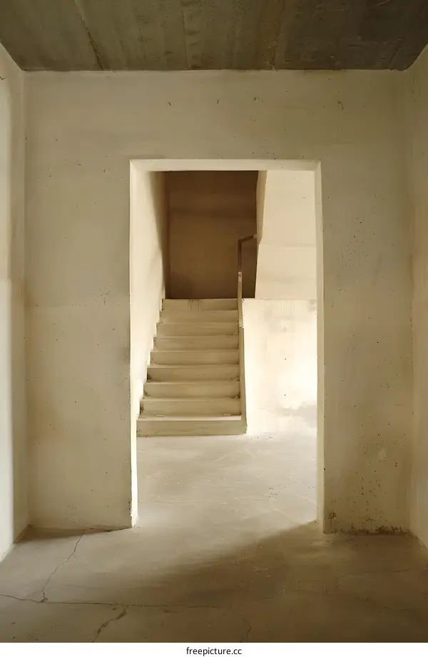 Concrete Staircase Interior Design