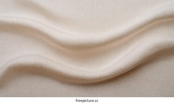 Beige Fabric Texture Close-up