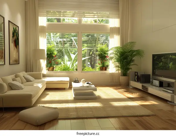 Indoor Green Plants in Modern Home Decor