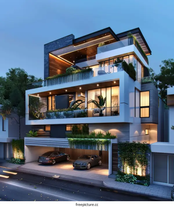 Modern Courtyard House: Design, Garden, Luxury