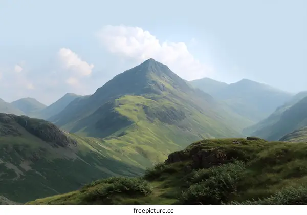 Majestic Mountain Range Landscape