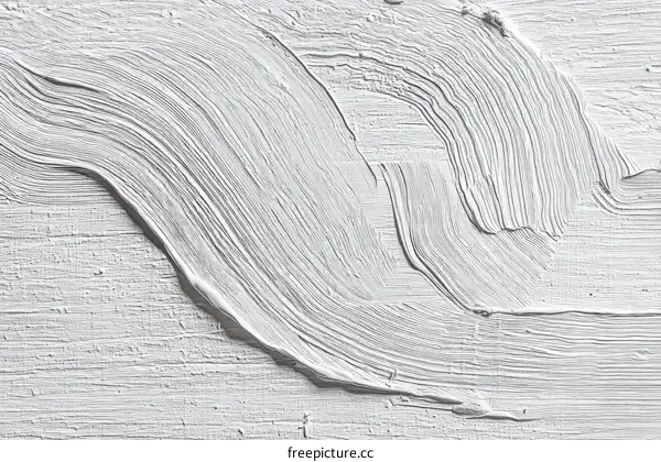 Abstract White Paint Texture Illustration