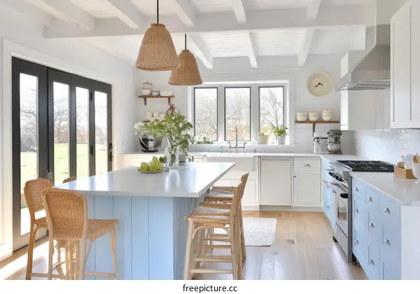Light and Airy Modern Farmhouse Kitchen