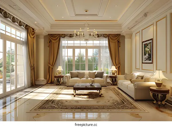 European-style living room