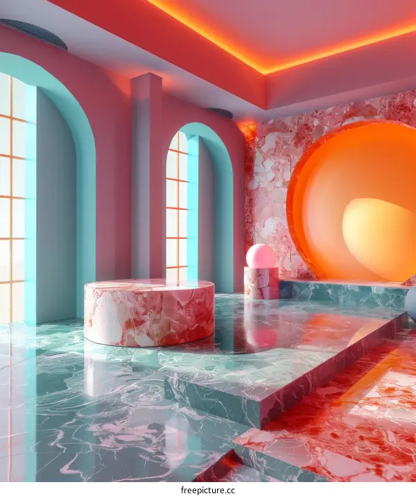 Modern Geometric Shapes in Minimalist Interior Design