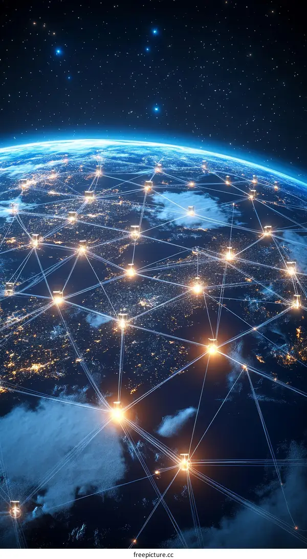 Global Network Connection Illustrative Image