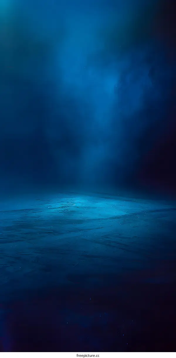 Dark Blue Abstract Background With Light Effect