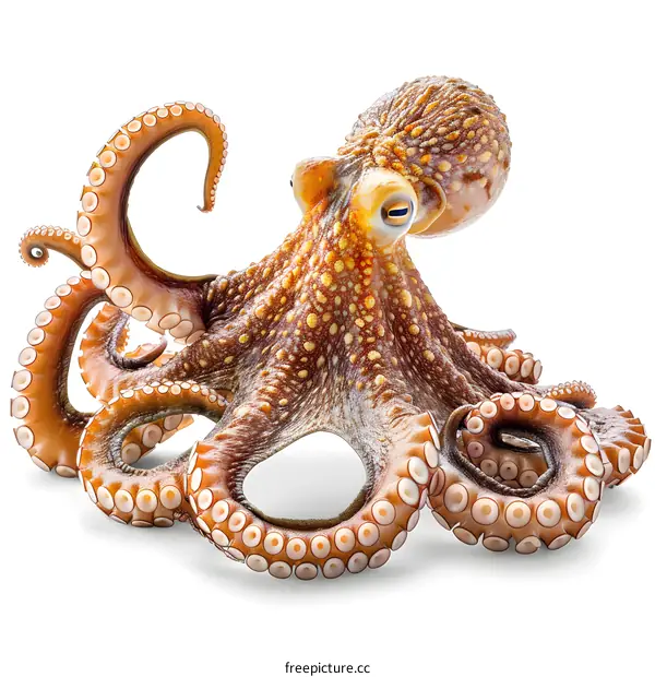 Close up of a common octopus