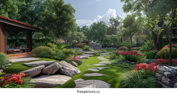 Garden Landscape Design Visualizations