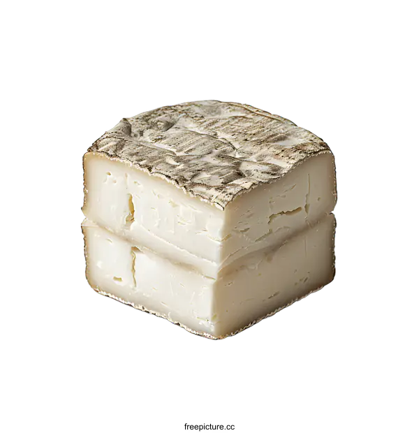 [Transparent Background PNG]Block of Cheese on White Background