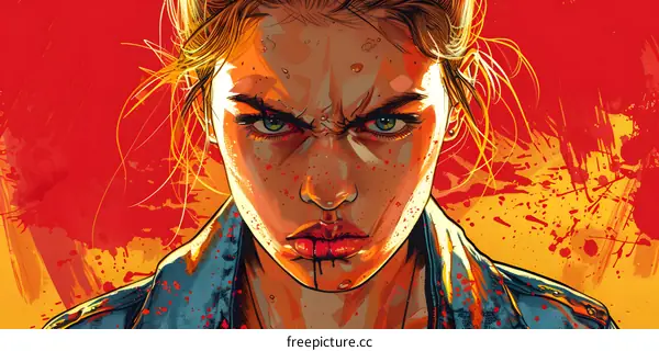 Portrait of a determined young woman