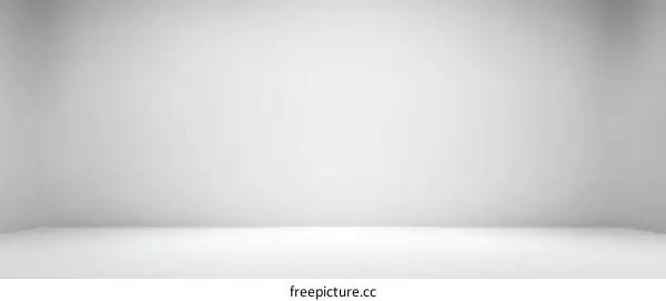 Empty White Studio Background Scene