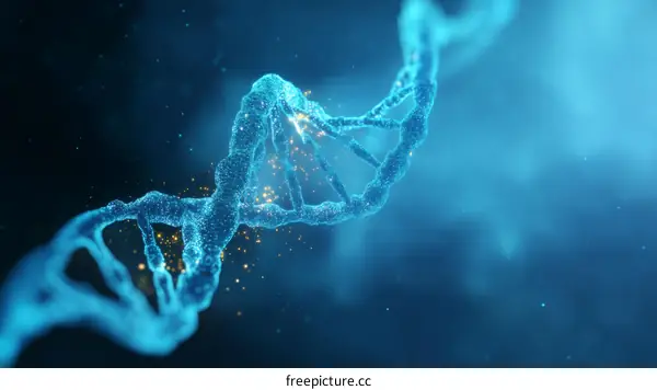 Abstract DNA Structure Illustration