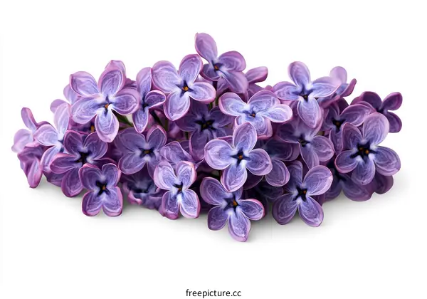 Lilac Blossoms Bouquet Close-up