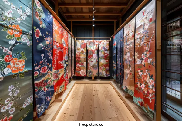 Japanese Geisha in a Kimono