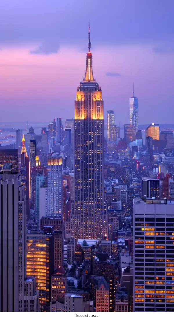 Manhattan Skyline at Dusk