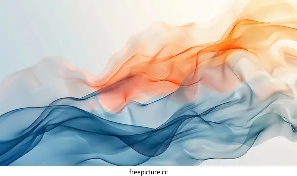 Abstract Colorful Flowing Geometric Background