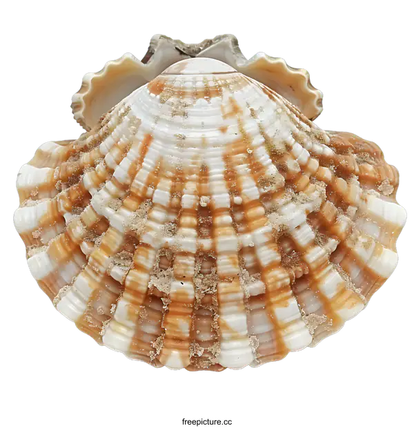 [Transparent Background PNG]Seashell Specimen on White Background