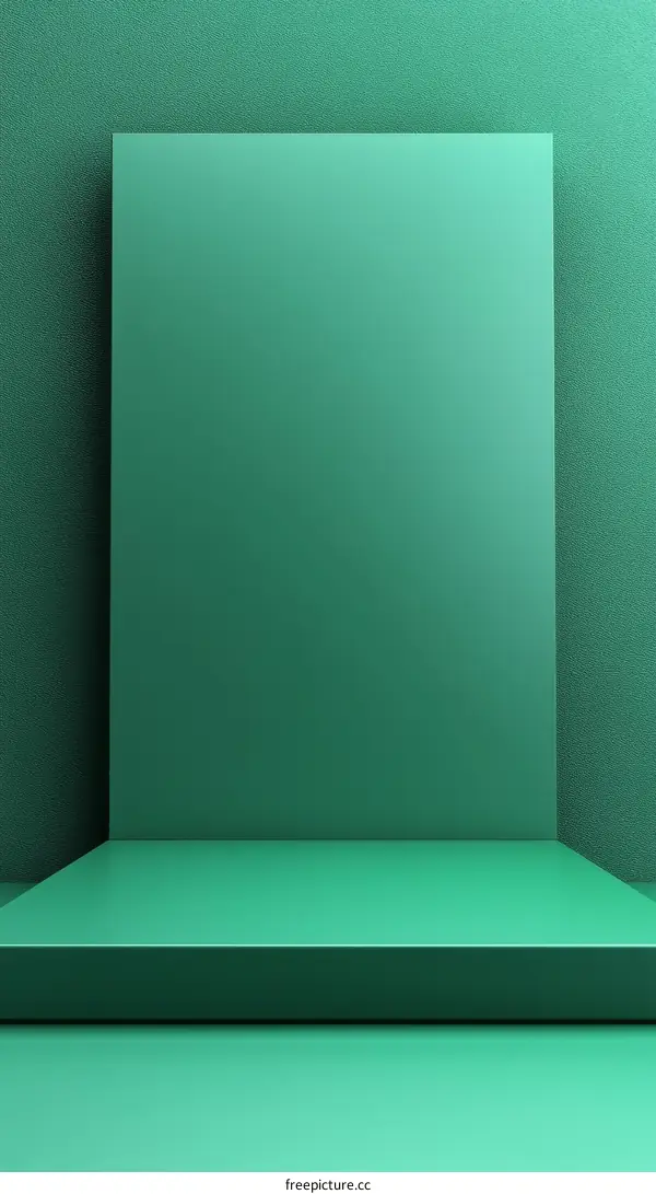 Emerald Green Minimalist Product Showcase