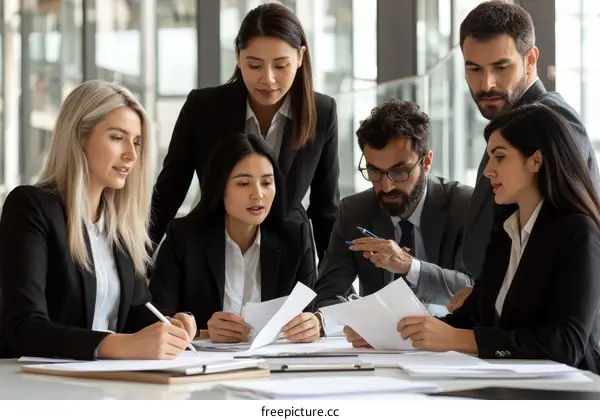 Business Team Collaboration Meeting