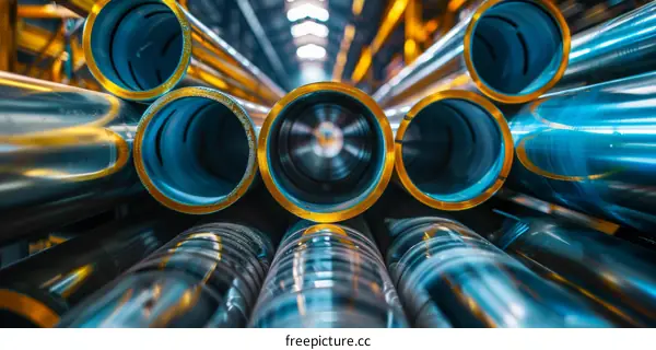 Golden Edge Steel Pipe Bundles