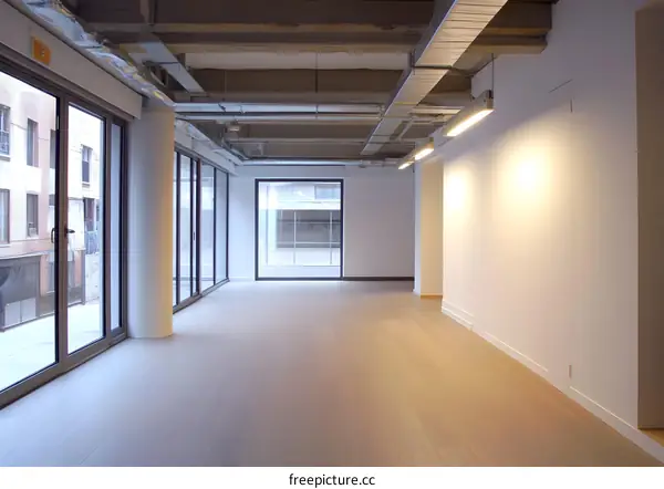 Modern Interior Design Of Empty Office Space