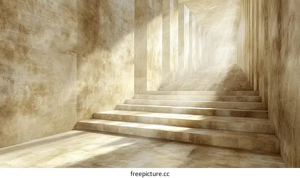 Modern Concrete Staircase Interior Design