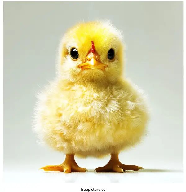 Adorable Baby Chick Close-Up