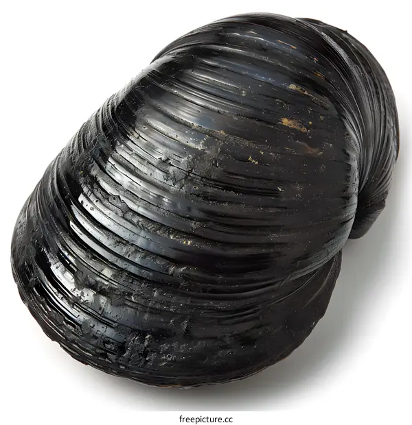 Single Black Mussel Shell