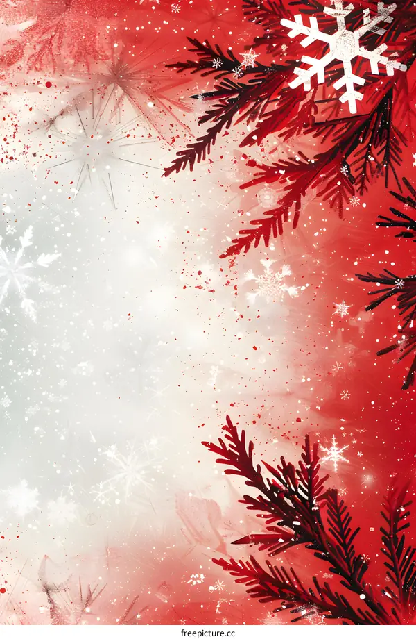 Christmas Snowflakes Background