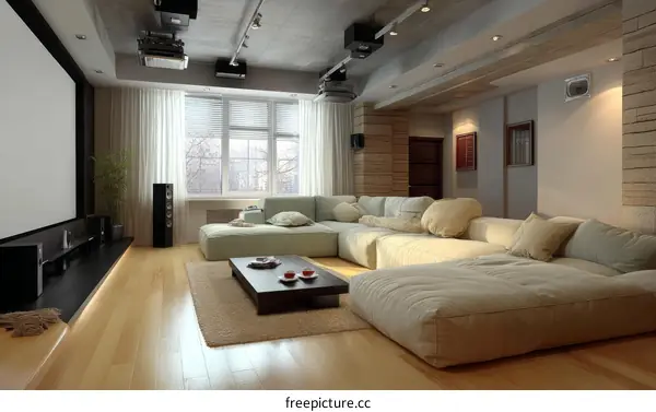 Modern Home Theater Room Design
