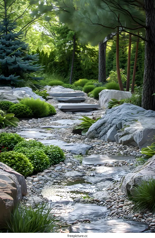 Garden landscape design