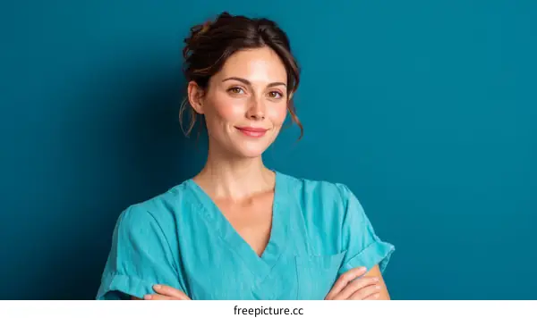 Confident Female Healthcare Professional Portrait