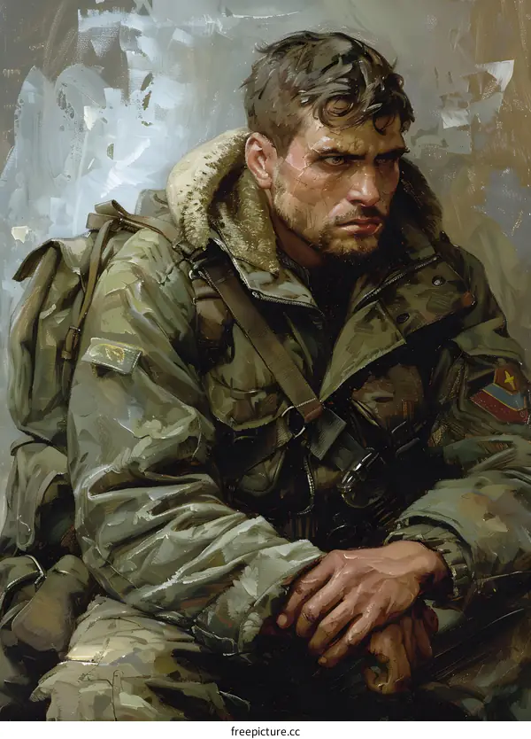 Portrait of a soldier