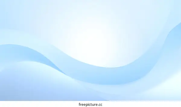 Abstract Light Blue Wave Background Design