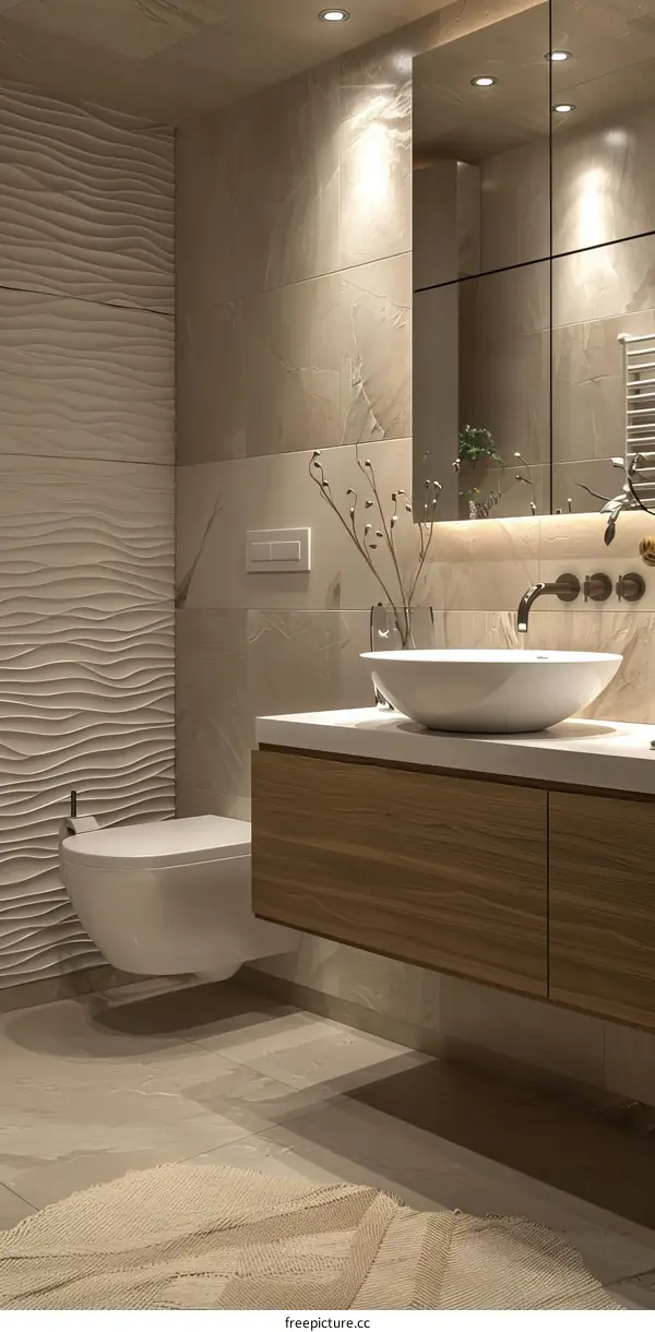 Modern Bathroom Design with Elegant Touches
