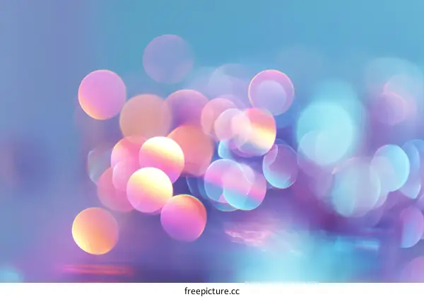 Abstract Colorful Bokeh Background