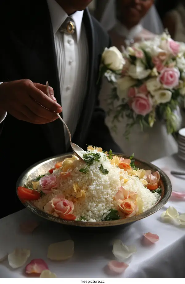 A Wedding Feast with Exquisite Rice Dish