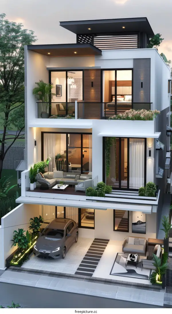 Modern Minimalist Luxury Villa: Architectural & Interior Design