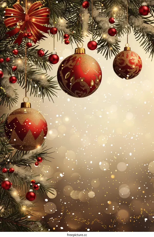 Christmas Holiday Cozy Home with Decorated Tree