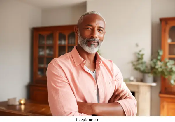 Portrait of a Confident Senior African American Man