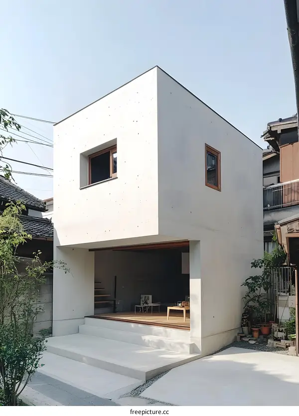 Modern Concrete House with Minimalist Design