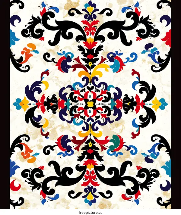 Colorful Floral Pattern Design