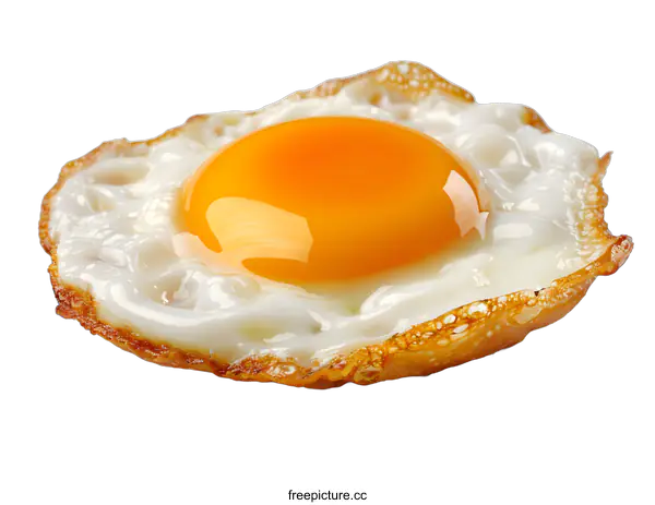 [Transparent Background PNG]Fried egg isolated on white background